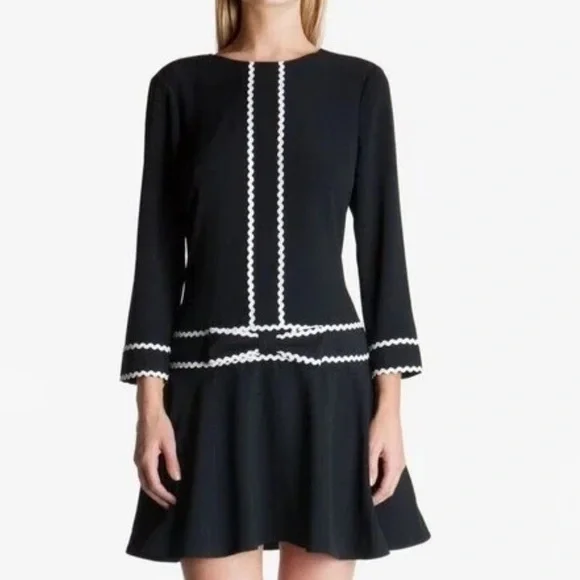 ted baker bow dress black TED BAKER Black Reba Textured Strapless Bow Dress (Size 1)  The Freperie
